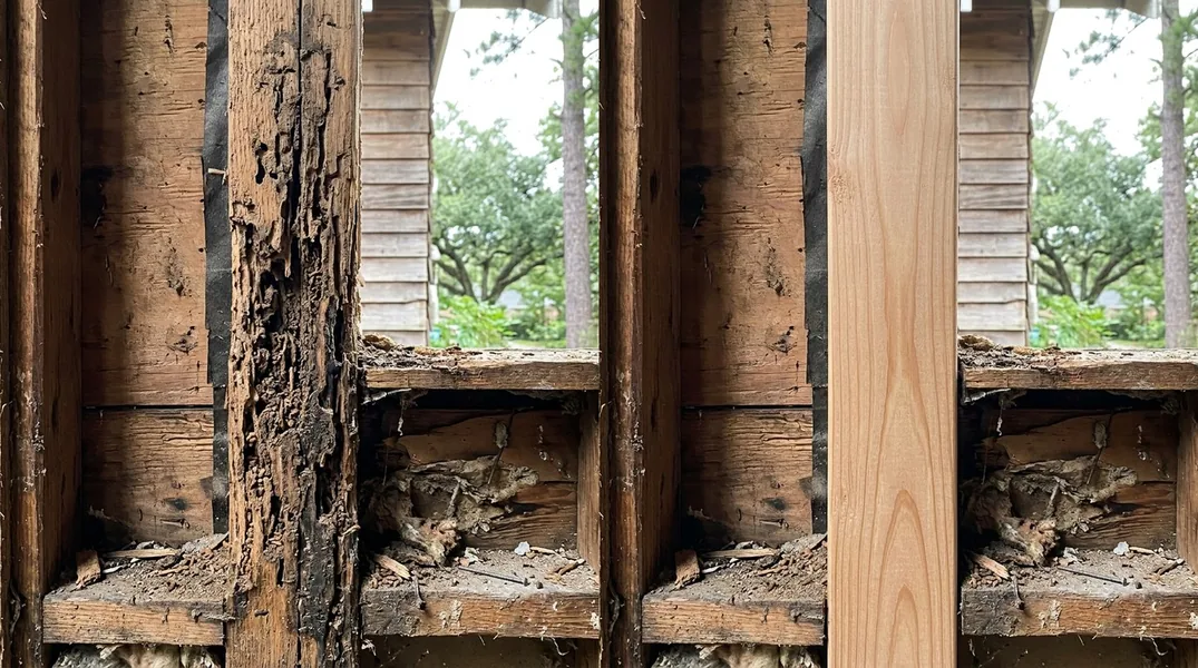 Why Houston Homes Get So Much Termite and Wood Rot Damage, and What to Do About It