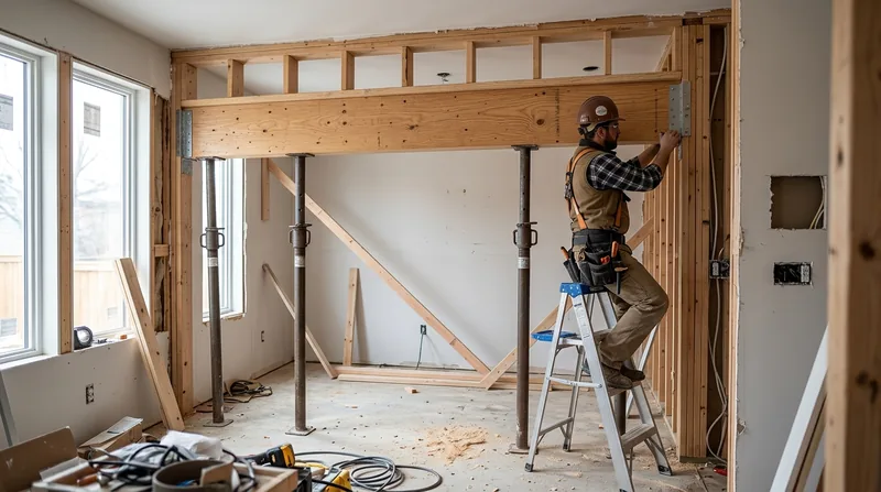 Beam Replacement & Load-Bearing Wall Removal Houston